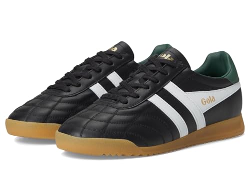 Gola, Men, Stadium, Black/White/Evergreen, 10.5, Medium