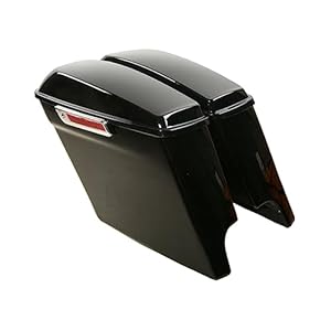Tymmc Blueskyz 5&Quot; Stretched Saddle Bags Saddlebags Fits Street (Made Of Abs Plastic) (-1 Pair Left &Amp; Right Saddlebag + 2 + 2 Latches),Direct Replacement, Easy Installation 3 31asbt6dbnl. sl500 . ss300