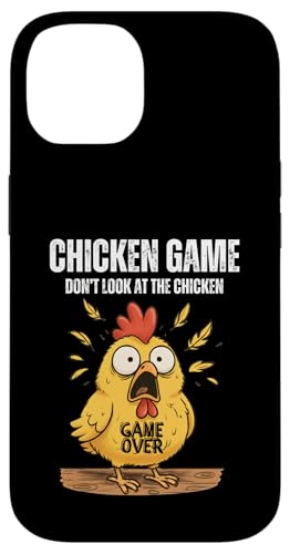 Chicken Game Don't Look at The Chicken Funny Meme ���[���A �L�b�Y �X�}�z�P�[�X iPhone 14 �p