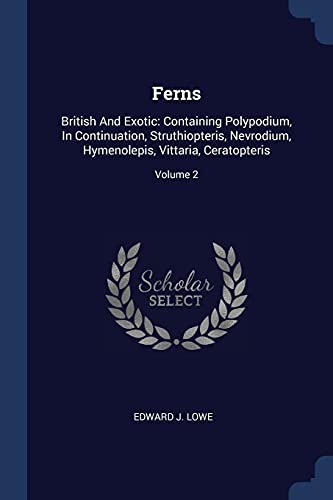 Ferns: British And Exotic: Containing Polypodium, In Continuation, Struthiopteris, Nevrodium, Hymenolepis, Vittaria, Ceratopteris; Volume 2