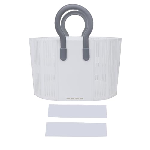 Panier à linge pliable à grande capacité et poignées ergonomiques - 7