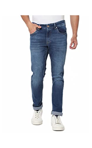 Image of Spykar Men's Mid Rise Regular Fit Jeans