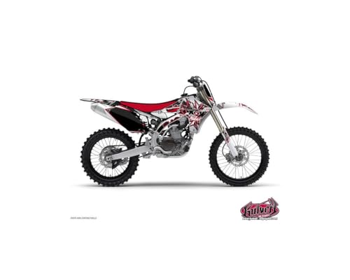 Kit déco pour habiller une moto cross Yamaha 250 YZF rouge Demon