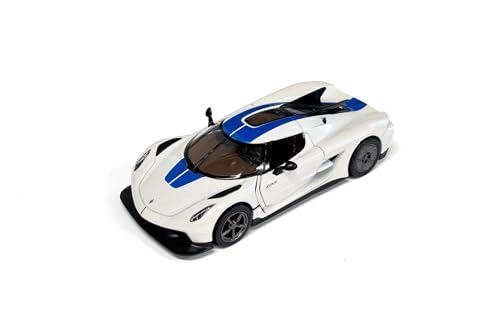KiNSMART Koenigsegg Jesko Absolut Livery Edition 5473DF - 1/36 Scale Diecast Model Car (White)