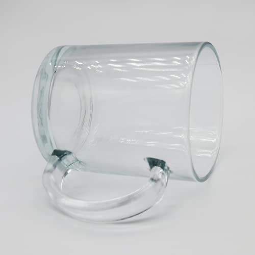 Tazas de vidrio transparentes MR.R 11oz para sublimación set de 6 miniatura 3