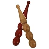 ASAKKURA 2 Stück Manueller Akupunkturpunktstab aus Synthetischem Material für Zuhause und Aufwärmen Verbessert Massagebedarf ohne Grate für Therapeuten und Sportler