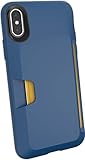 Silk iPhone X / XS Wallet Case - Wallet Slayer Vol. 1 [Slim Protective Vault Grip Credit Card Cover] - Blues on the Green