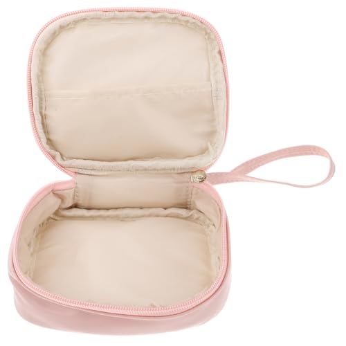 Bolsa organizadora de toallas sanitarias color rosa miniatura 1