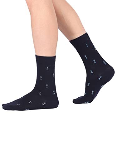 Image of Jockey 7104 Men's Compact Cotton Stretch Crew Length Socks with Stay Fresh Treatment (Pack of 3 Pattern May Vary)