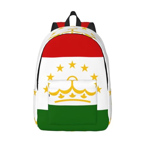 Sac à dos femme ordinateur imprimé Tadjikistan polyvalent voyage affaires randonnée