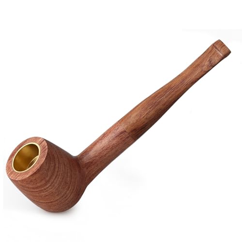 Obetis Rosewood Tobacco Pipe Wooden Smoking Pipe - Full Wood