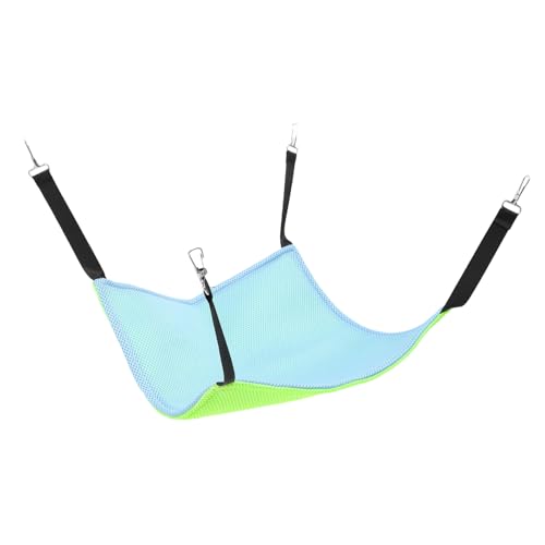 TOBBOMEY Pet Cat Hanging Bed Breathable Mesh Design Cat Hammock for Indoor Outdoor Use Safe Material Double Sided for All Seasons for Kittens and Pets