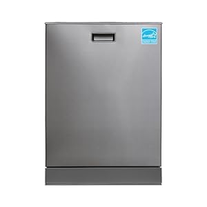 Equator 24 in Dishwasher Top Control 3 Rack 15 place 3.4g QUIET 51 dB 110V EStar in Silver