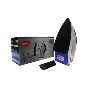 Pigeon Dry Iron, 2 Heat Settings, Purple and Black