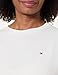 Tommy Hilfiger Damen T-Shirt Kurzarm Jersey Pyjama-Oberteil, Elfenbein (Ivory), XS