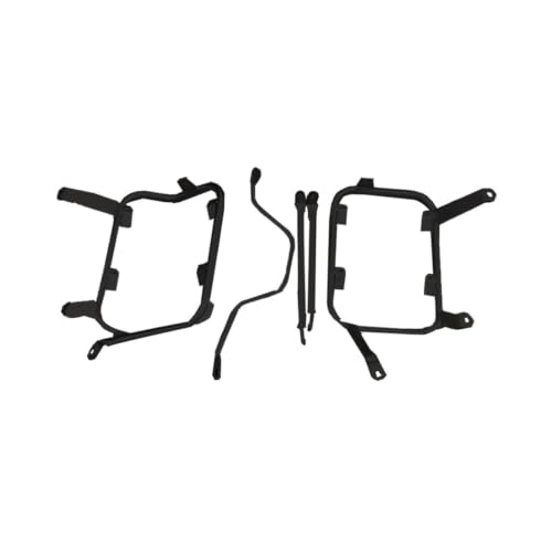Support de sacoche KOVE 800X Pro en acier inoxydable premium, finition noire