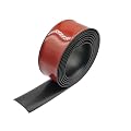 Floor Transition Strip, Floor Cover Strips Self Adhesive Flooring Transitions Laminate, 2"Wide Vinyl Floor Flat Divider Strip Trim for Carpet Threshold Strip (6.56Ft,Black)