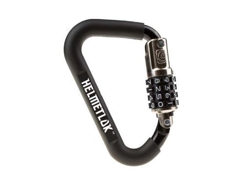Bnineteenteam Lucchetto Per Casco Moto Universale Con Anello A D - In Acciaio Inossidabile, Nero, Dimensioni 8.9x3 Cm