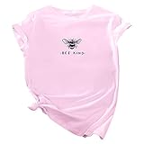 Damen Blusenkleider Damen Sommer T Shirts mit kurzen Ärmeln rundem Halsausschnitt T Shirt Oberteilen T Shirts Womens Set V Ausschnitt ：G635