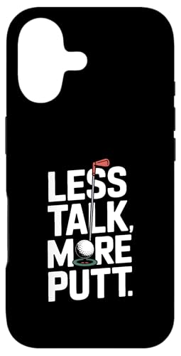 Less Talk More Putt Funny Golf ���[���A �X�}�z�P�[�X iPhone 17 �p