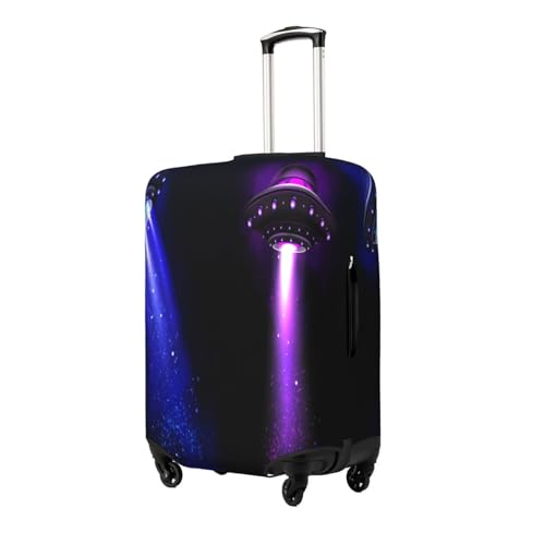 Ufo Alien Space Ships Luggage Cover for Suitcase, Suitcase Cover Protector Fit 25-28 Inch Luggage Travel Accessories, L2