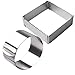 Cake Ring Adjustable Mousse Ring 3D Round Square Cake Mold Stainless Steel Baking Mould Kitchen Dessert Tool 1Set
