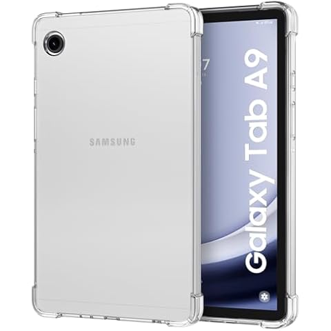 MoKo Transparent TPU Case for Galaxy Tab A9 Cover