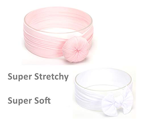 Baby Girls Bows Newborn Turban Headbands Knot Headwraps for Infant Toddler Hair Accessories4