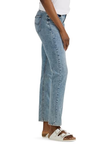 Lee Women's Ultra Lux Comfort with Flex Motion Slim Straight Jean with Ever Fit Wisp of Cloud 16 - image 2