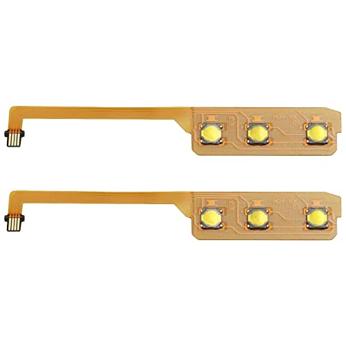 2 x Lautstärke-Power-Tasten-Flexkabel, Ersatz, kompatibel mit Nintendo Switch Lite-Flexkabel, ersetzt aus Metall-Kunststoff Cover