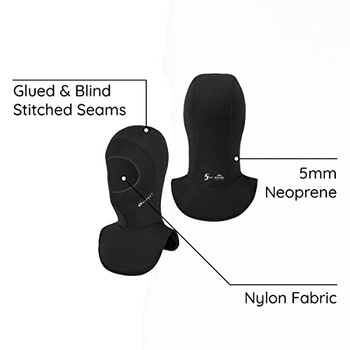 Capucha de neopreno 5mm Osprey para buceo y surf en aguas frías 6