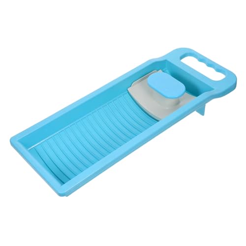 Operitacx 洗濯板 プラスチック製 迷?型 防滑加厚 衣類手洗いボード 服対応 簡単洗浄 収納便利