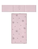 Petitpraia Etoile Rosa Colcha + Protector Cuna 60 - Relleno 