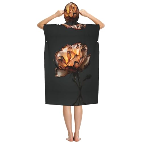 Poncho à capuche microfibre pour se changer sur la plage - 3
