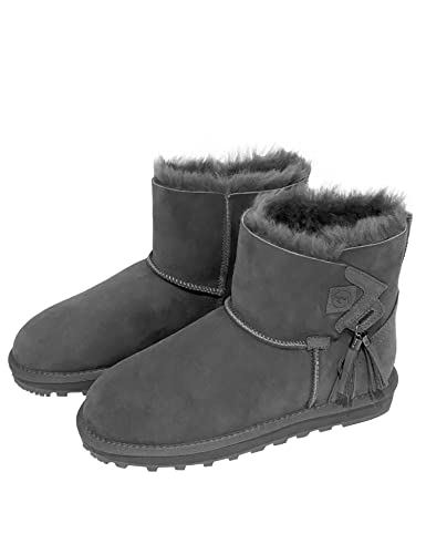 Rohn Lammfell Boots Stockholm, Winter-Stiefel aus 100% Lammfell, warme Schneeschuhe (numeric_39) Cover
