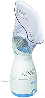Vicks Personal Sinus Steam Inhaler with Soft Face Mask – Face Humidifier with Targeted Steam Relief Aids with Sinus Problems, Congestion and Cough