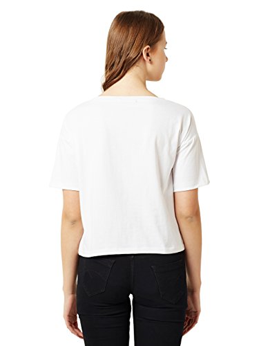 Image of Miss Chase Women's Maroon Super Soft V-Neck Short Sleeves Cotton Solid Regular Fit T-Shirt