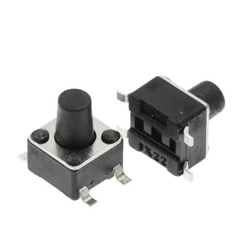 Interrupteur tactile 4.5x4.5 mm avec retour sensible et soudure SMD stable à 4 broches h8.5mm