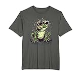 Grenouille verte cool avec lunettes de soleil qui regardent joyeusement. Excellente idée pour tous ceux qui trouvent les grenouilles aussi géniales que nous, amphibiens, qui ont un paludarium ou un terrarium ou sont tout simplement cool. Super idée pour les enfants à la maternelle ou à l'école.