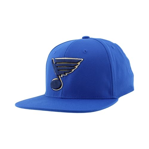 St. Louis Blues NHL Officially Licensed Adjustable Snapback Hat Flat Bill Z11 Icon Team Color