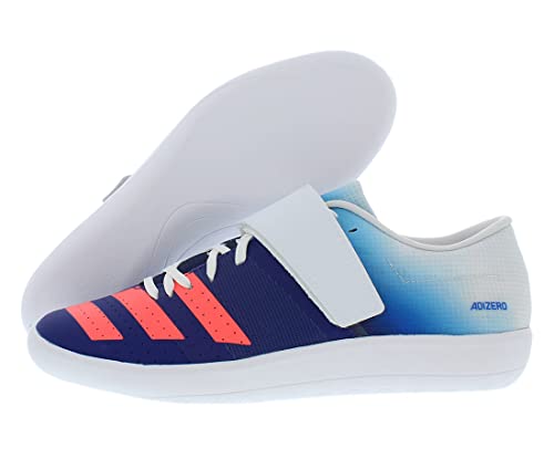 adidas Adizero Shotput Unisex Shoes Size 6, Color: Blue/White/Turbo-Blue