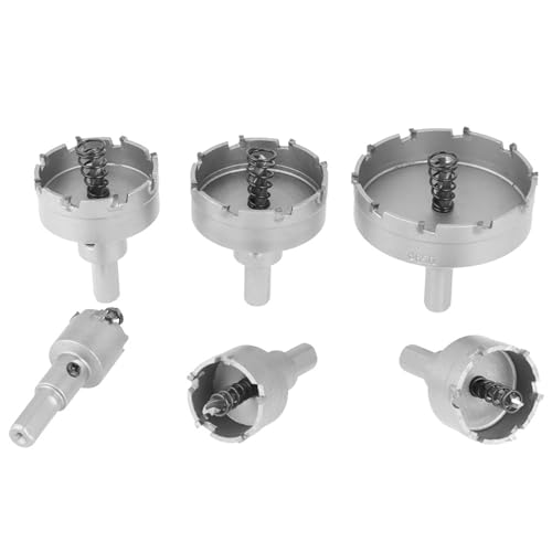 Set de 6 Brocas Sierra de Carburo 22-65mm para Metal miniatura 2