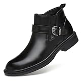 Bottines en cuir de haute qualité avec un bel éclat et un toucher lisse.