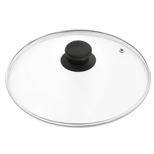 YSAMAX Transparent Glass Lid Cover, Kitchen, Glass Saucepan Lids, Saucepan Lids, Pan Lid, Frying Pan, Cover, Cookware Lid