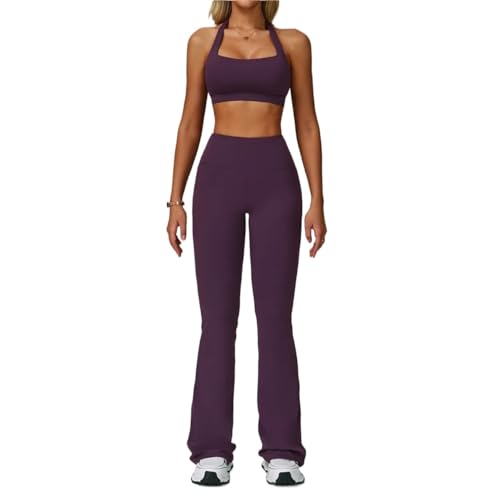 Ensemble de vêtements de yoga pour femmes avec soutien-gorge sport et leggings fitness