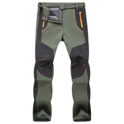 Pantalones de trekking impermeables y cortavientos para invierno