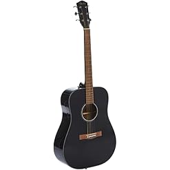 Fender CD-60 Dreadnought V3 DS, Touche Noir, Noir 970110506 - Les Beatles, Paul McCartney, John Lennon, RIngo Starr, George Harrison
