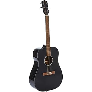 Fender CD-60 Dreadnought V3 DS, Touche Noir, Noir 970110506 - Les Beatles, Paul McCartney, John Lennon, RIngo Starr, George Harrison