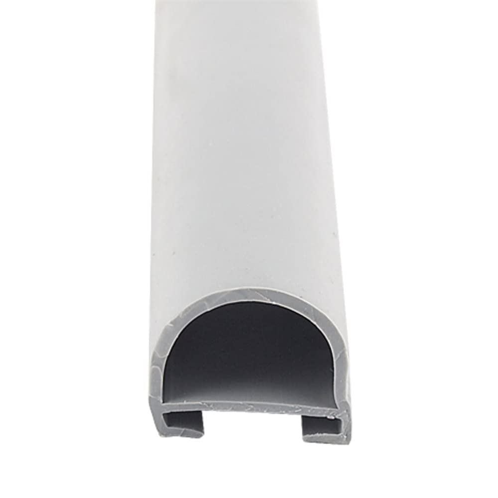 Sello en D de 1" x 15/16" x 35' para base EKD en color gris