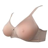 BIMEI Pocket Bra for Silicone Breastforms for Crossdress8018J (44B, Beige)